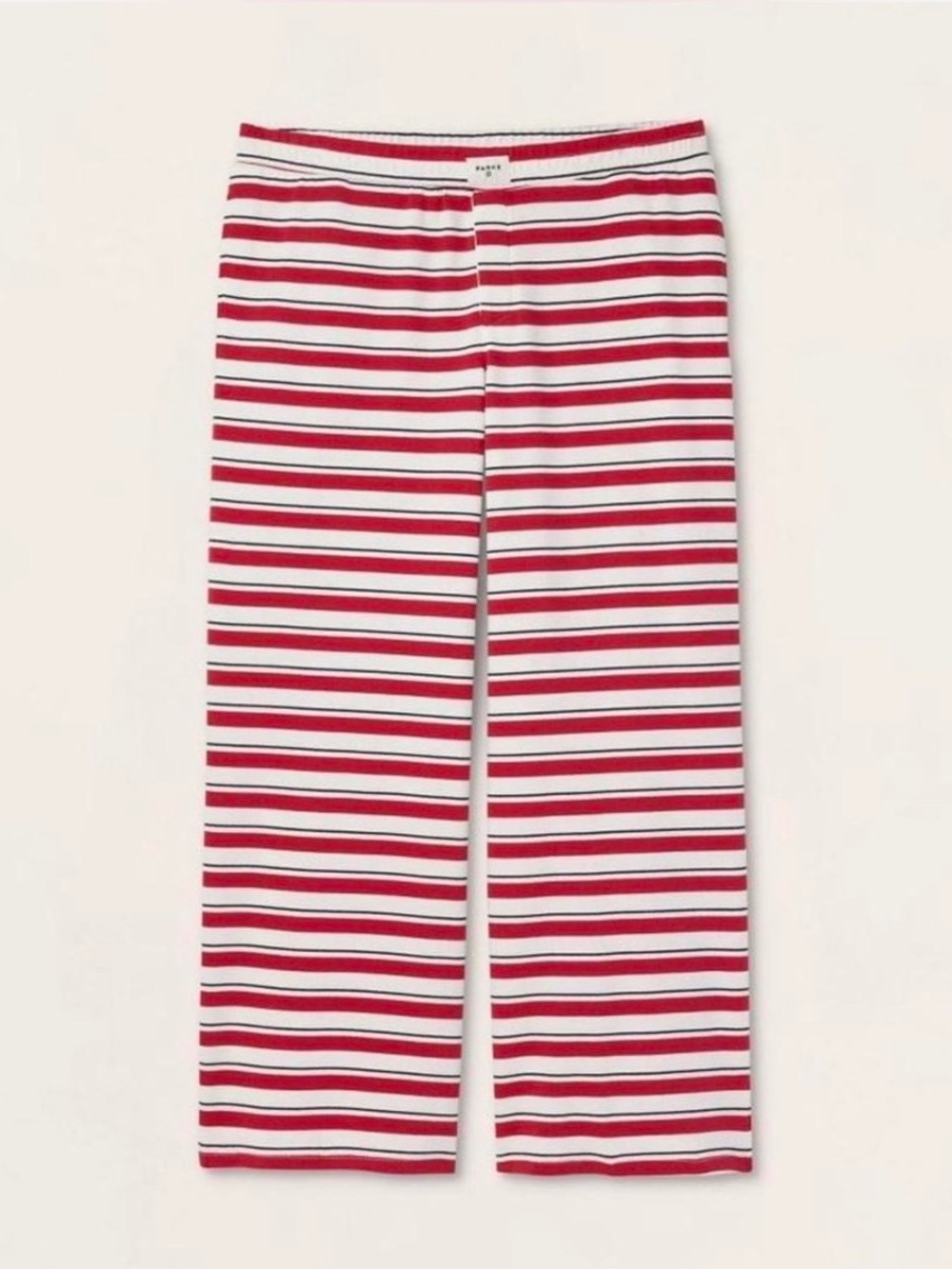 Parke Striped Red & White Women's Pajama Pants - Cozy Lounge Bottoms